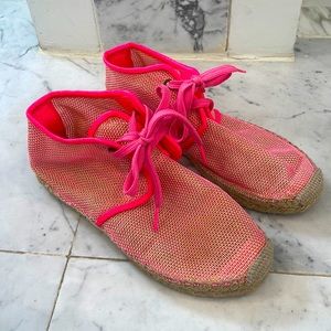 Stella McCartney Espadrilles pink neon sz 38